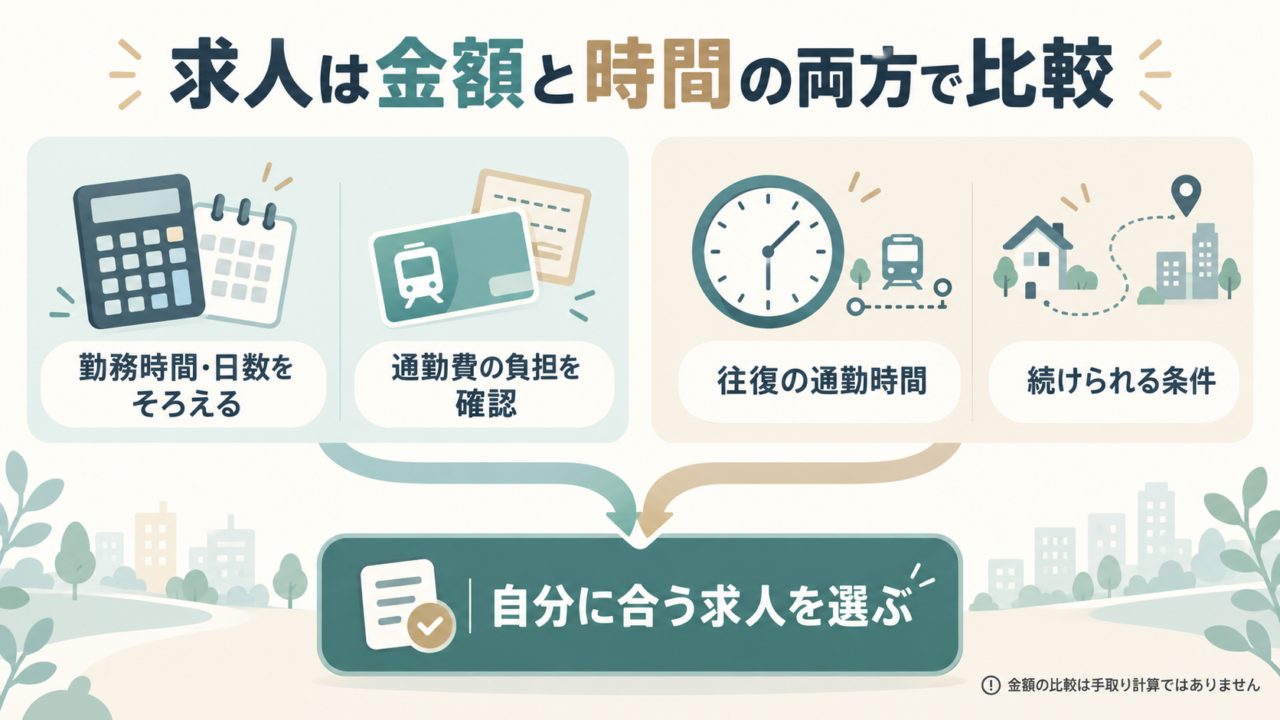 金額と時間を二軸で比較する